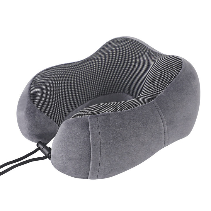 Reise-Nackenkissen U-Form Memory-Foam mit Aufbewahrung