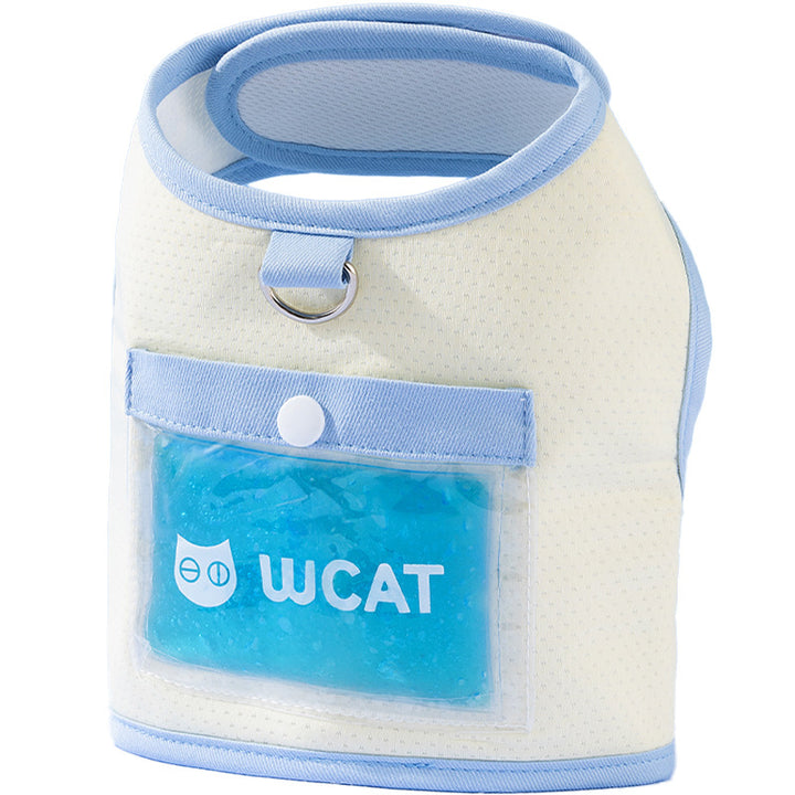 Katzen-Brustgeschirr mit Kühlakku, Polyester