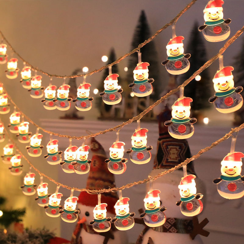 LED-Weihnachts-Lichterkette mit Motiven