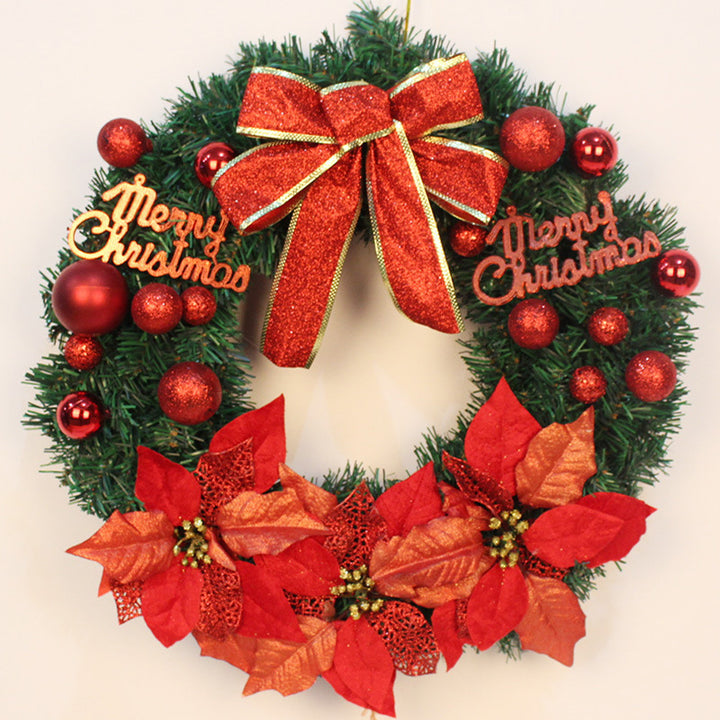 Festlicher Weihnachtskranz, handgefertigt