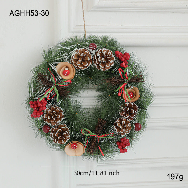 Weihnachtskranz mit Beleuchtung, PVC, verschiedene Ausführungen