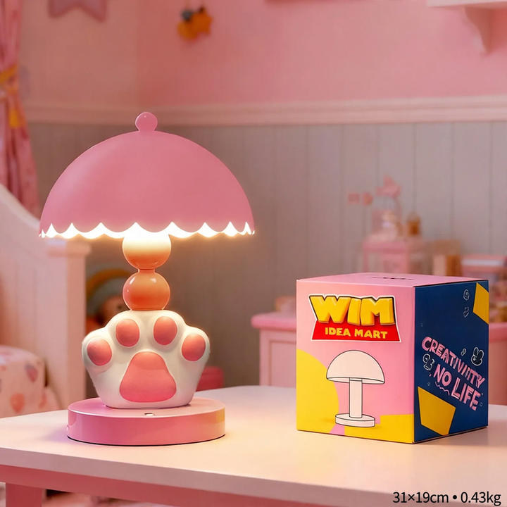 Moderne Katzenpfoten-Tischlampe