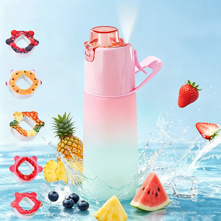 Trinkbecher mit Aromaring und Sprühfunktion, 750 ml