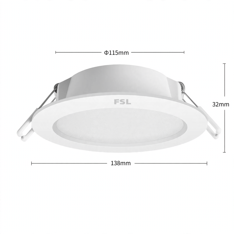 LED-Einbauleuchte für Decke und Flur