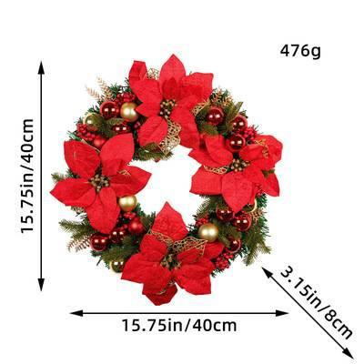 Dekorative Weihnachtskränze und Girlanden für festliche Anlässe