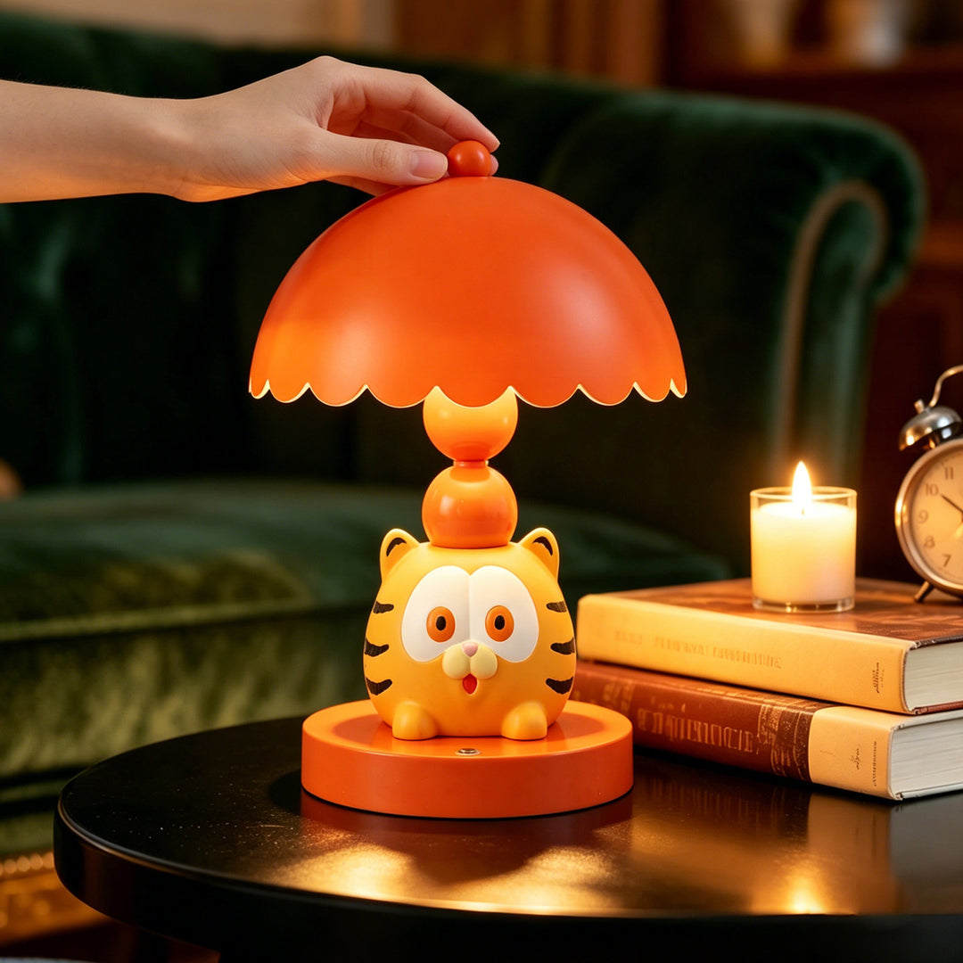 Garfield-Tischlampe mit Farbwechsel