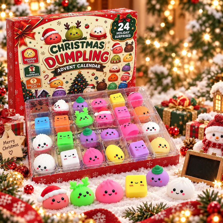 Adventskalender mit Spielzeug-Überraschungen, 24 Tage