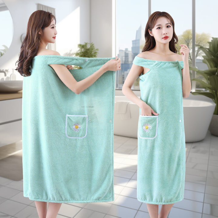 Bademantel aus Korallenfleece für Damen