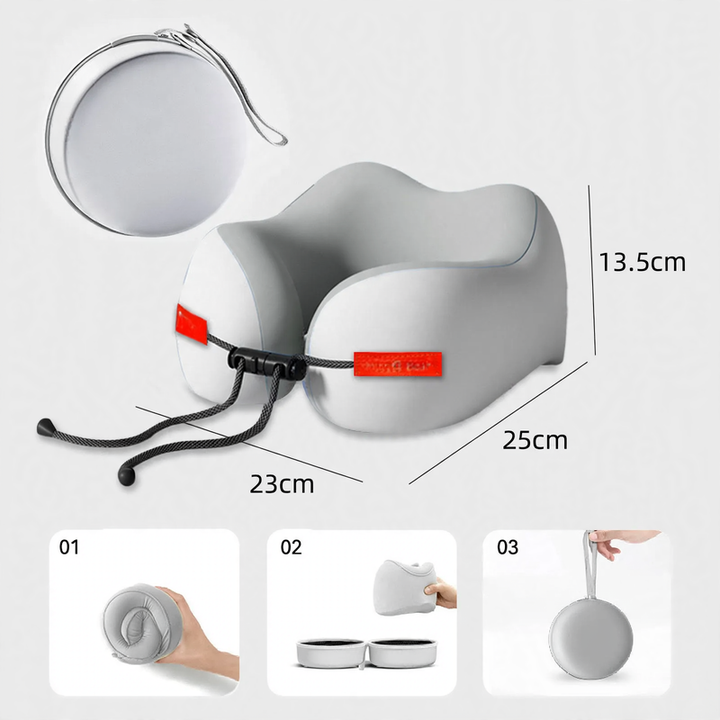 Nackenstützkissen aus Memory-Foam, U-Form