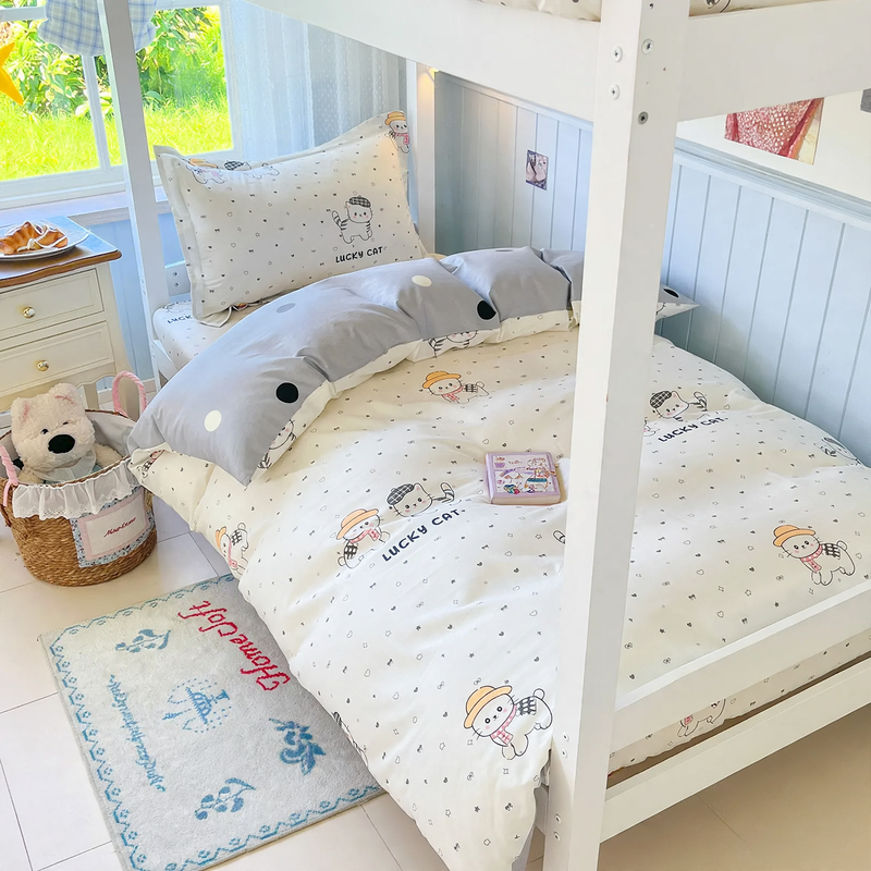 Kinder-Bettwäsche-Set aus 100 % Baumwolle
