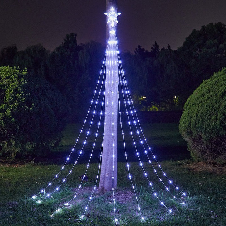 LED-Weihnachtsbaum-Sternaufsatz mit Fernbedienung