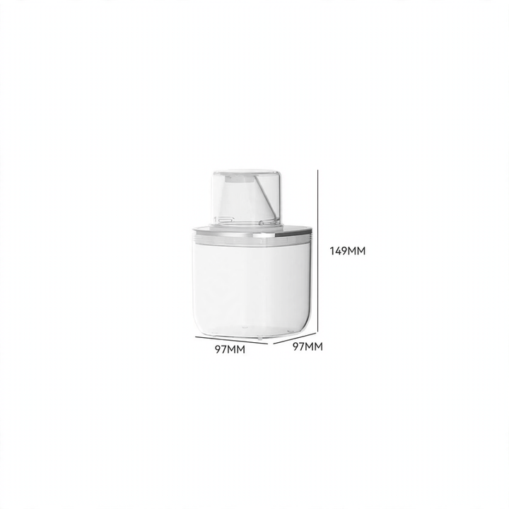 Transparente Lagerdose mit Messskala, 501–800 ml