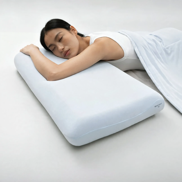 Nackenstützkissen aus Memory-Foam, Wellenprofil