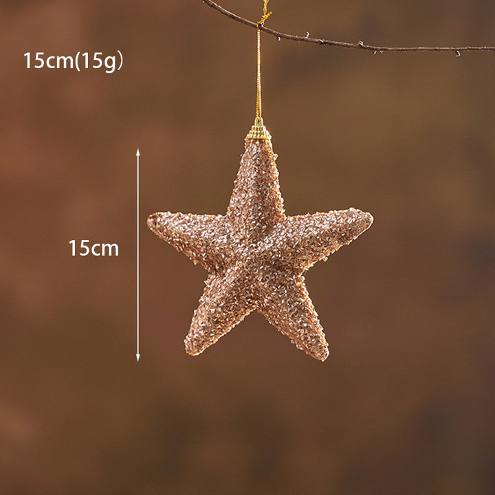Weihnachts-Baumspitze Stern aus Schaumstoff