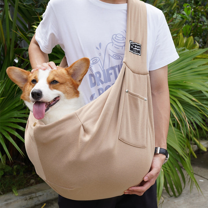 Haustier-Schultertasche aus Polyester, bis 13 Pfund