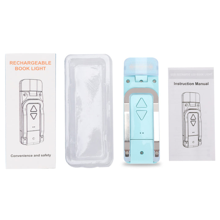 Mini LED-Klemmleuchte, faltbar, USB-aufladbar