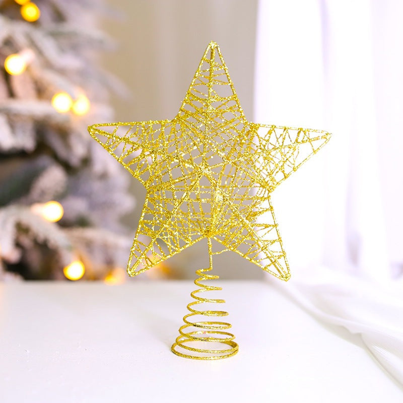 Weihnachtsbaum-Stern aus Eisenkunst