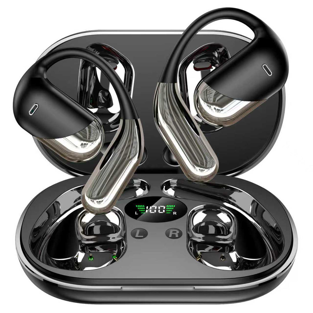 Offene Bluetooth-Kopfhörer mit KI-Übersetzung, Ohrbügel