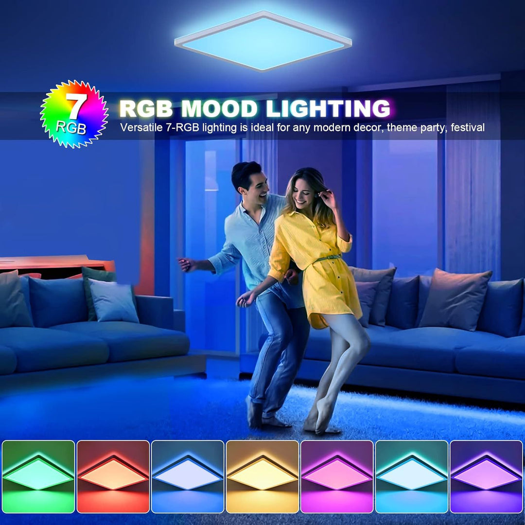 LED-Deckenleuchte FXD-0618 mit Fernbedienung