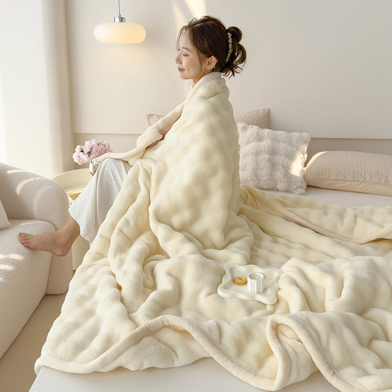 Milchfaser-Fleece Wohndecke, extra weich, verschiedene Größen