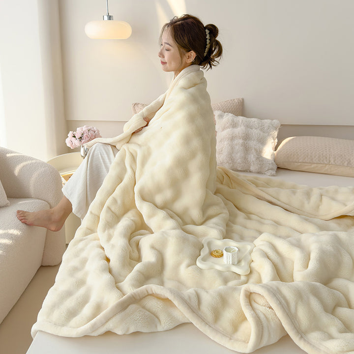 Milchfaser-Fleece Wohndecke, extra weich, verschiedene Größen