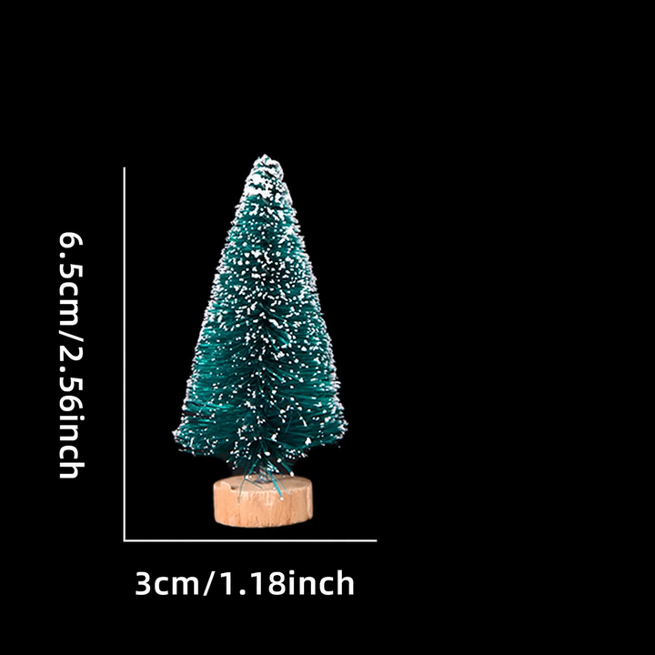Miniatur-Weihnachtsbaum als Tischdekoration