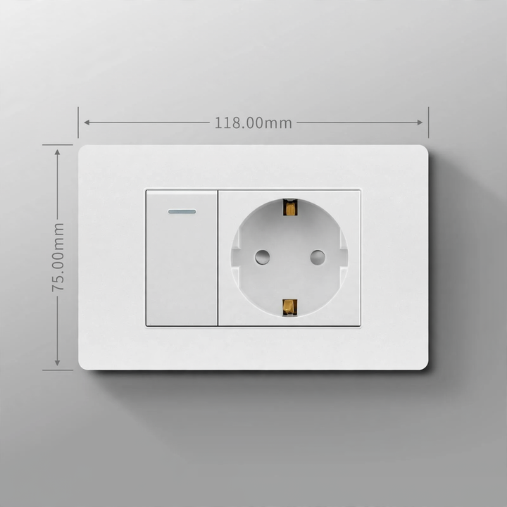 Steckdose 16A europäischer Standard mit USB