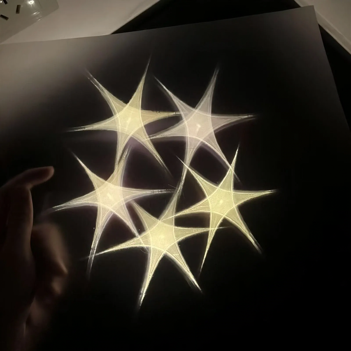 3D-Lichtfolie für Sternenlampen, verschiedene Größen