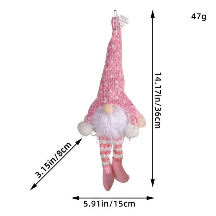 Leuchtende Weihnachts-Wichtelfigur mit Pailletten