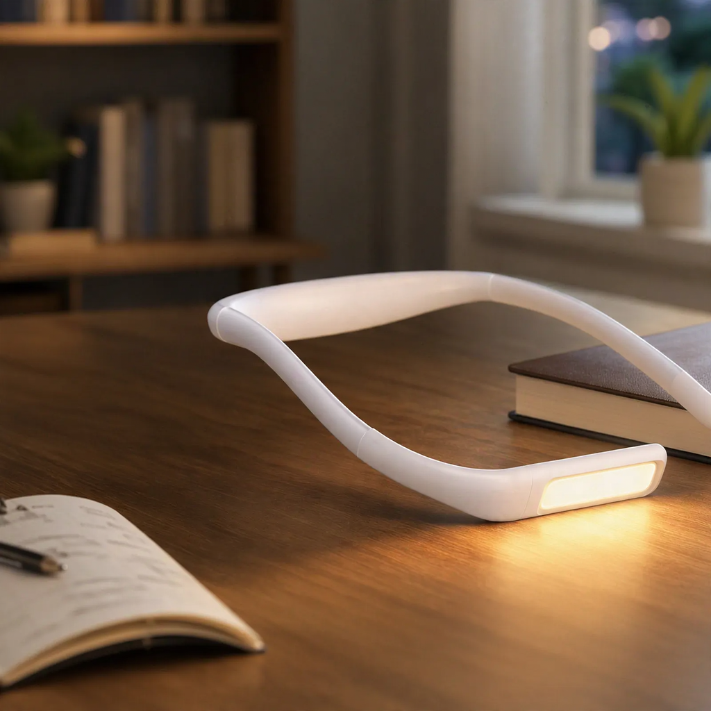 LED-Nackenleselampe, flexibel und USB-aufladbar