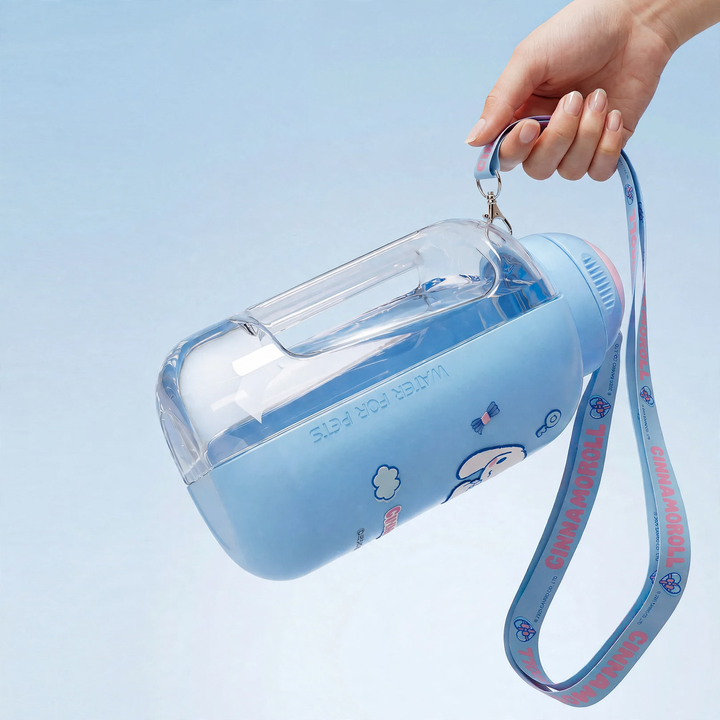 Tragbare Wasser- und Futternapf-Flasche für Haustiere