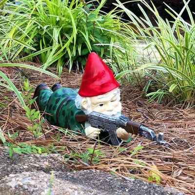 Dekorative Zwergen-Figur mit Ausrüstung, verschiedene Ausführungen