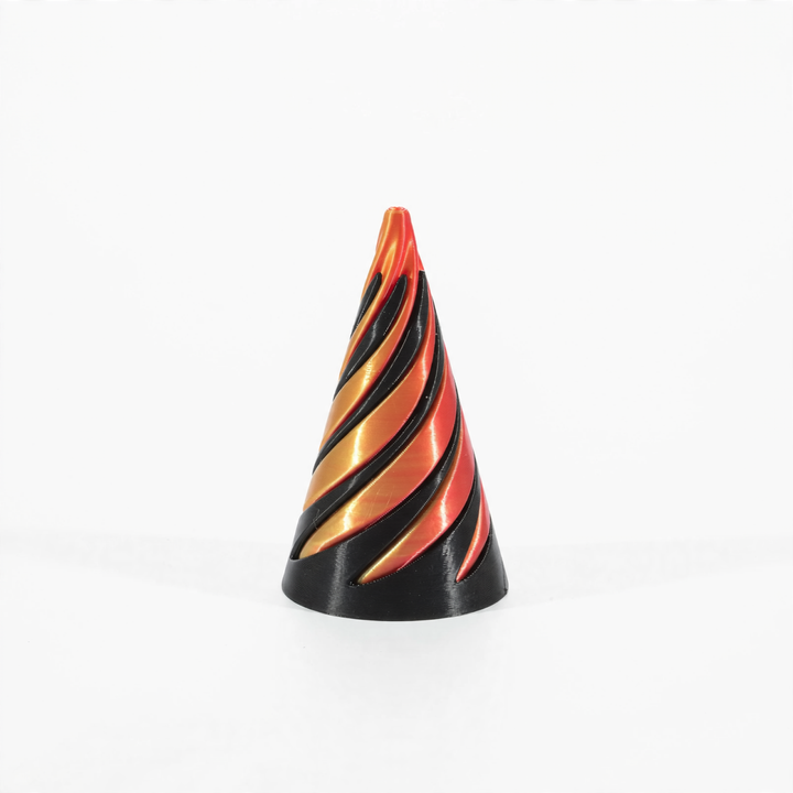 3D-gedrucktes Spiral-Pyramiden-Spielzeug