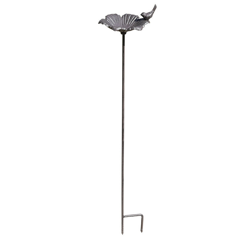 Vogelfutterstation aus Gusseisen im Vintage-Stil