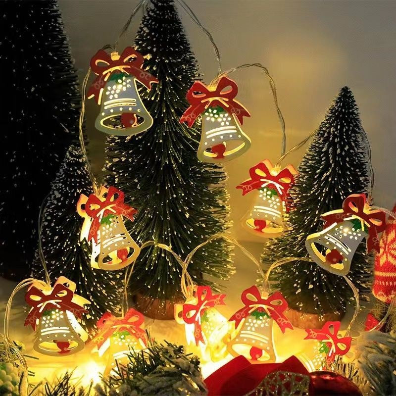Dekorative LED-Lichterkette mit Eisen-Elementen