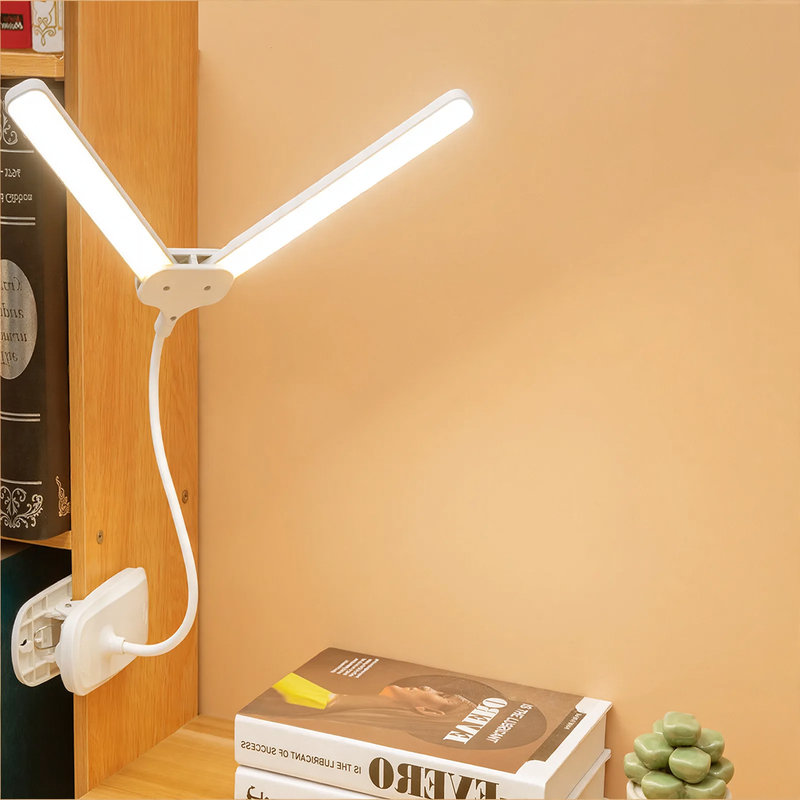 LED-Klemmlampe für Schreibtisch und Wohnheim