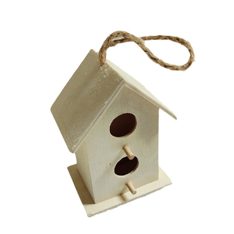 Vogelhaus aus Kiefernholz zum Aufhängen