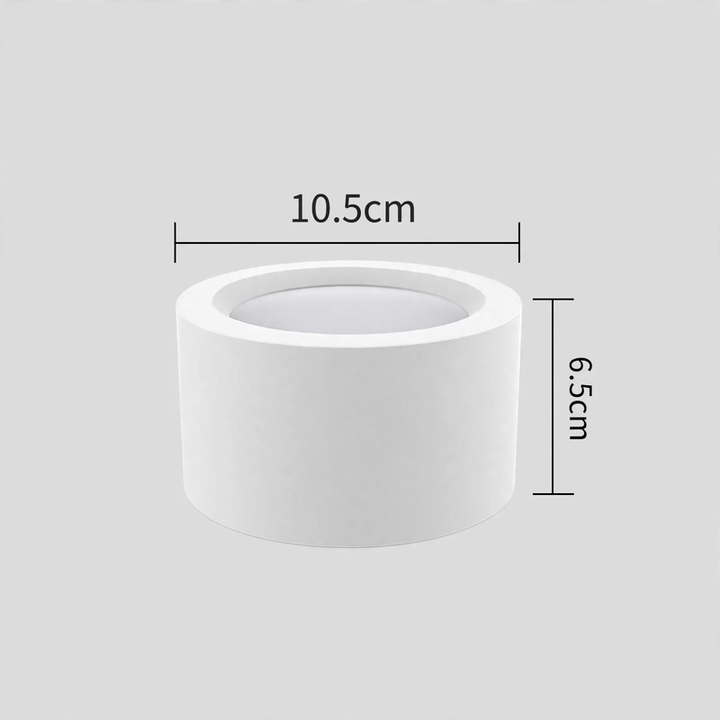 LED-Aufbauleuchte, rund, ohne Bohren