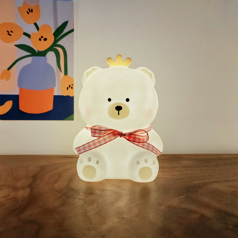Kleine Nachtlampe, Cartoon-Design, aufladbar