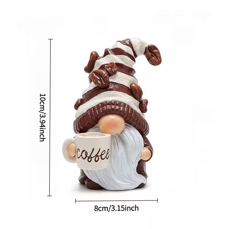 Weihnachtliche Wichtel-Figuren aus Kunstharz