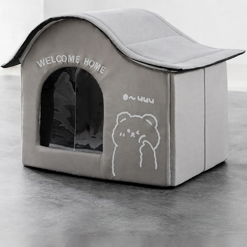 Großes Kühl-Iglu für Hunde, Oxford-Stoff, mit Eisbeutel