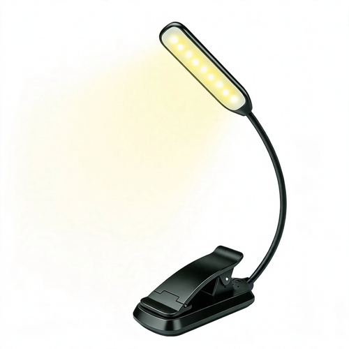 LED-Klemmleuchte, faltbar, mit Touch-Steuerung