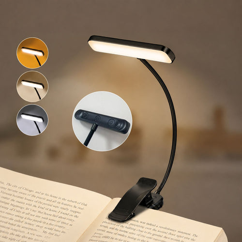 LED-Buchklemme mit 19 LEDs für augenschonendes Lesen