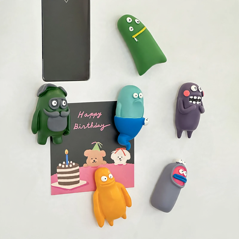 Kinder-Kühlschrankmagnete, Cartoon-Monster