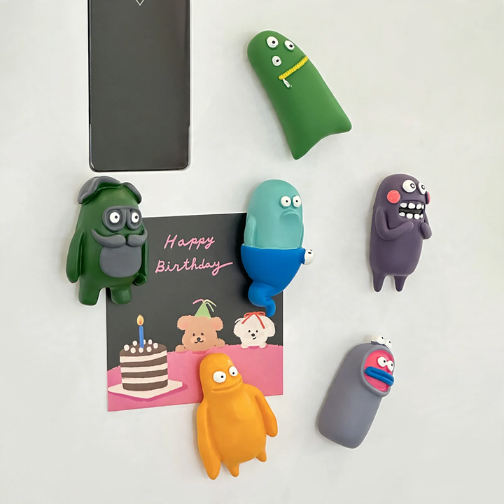 Kinder-Kühlschrankmagnete, Cartoon-Monster