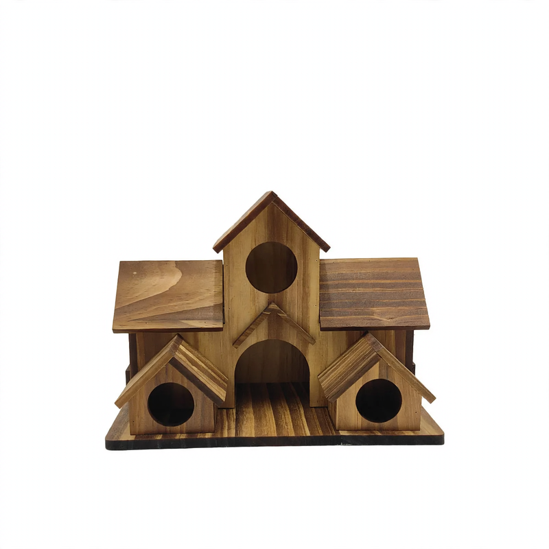 Dekoratives Holz-Vogelhaus