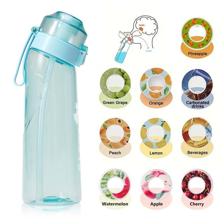 Tritan-Sportflasche mit Geschmacksringen, 650 ml