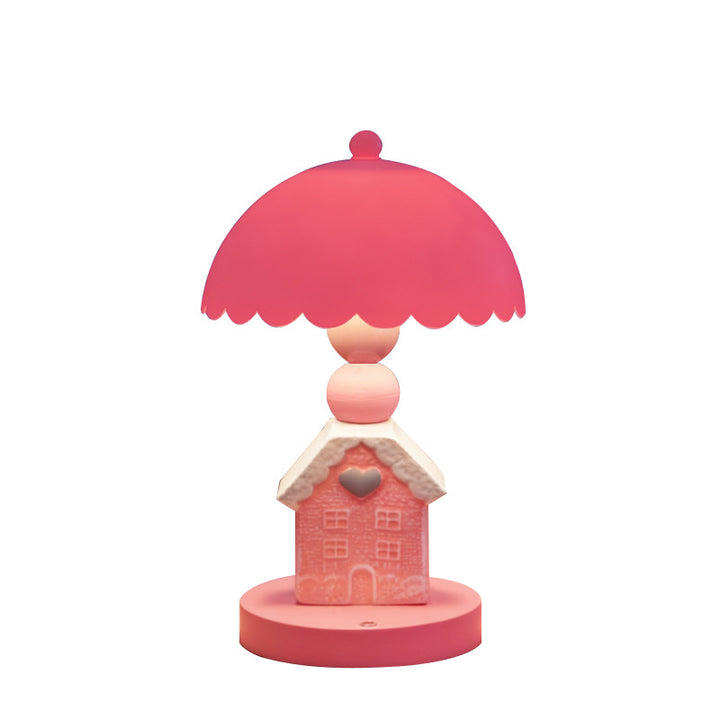 Märchen-Häuschen-Tischlampe, kreatives Design