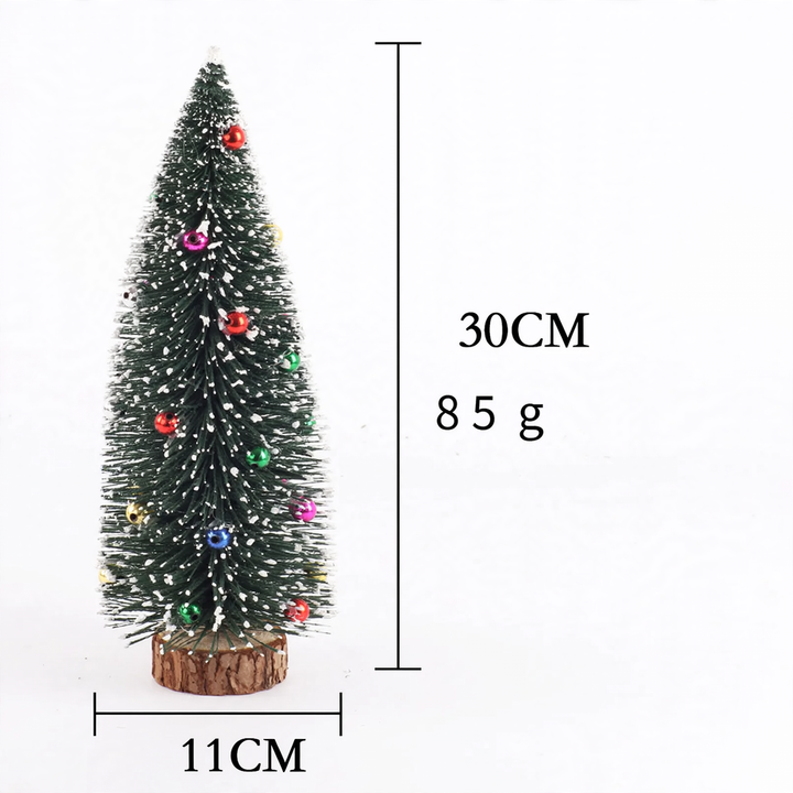 Miniatur-Weihnachtsbaum mit Schnee-Optik