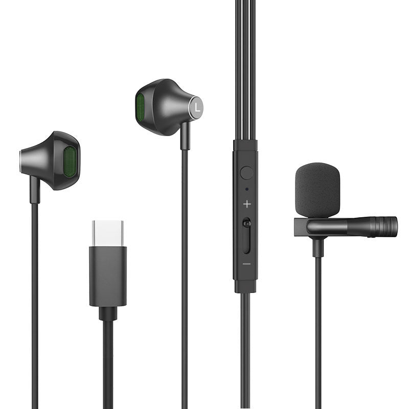 USB-C Kopfhörer mit Silikonaufsätzen
